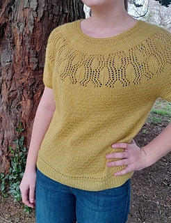 Amikihia Knits Pattern Golden Apple.