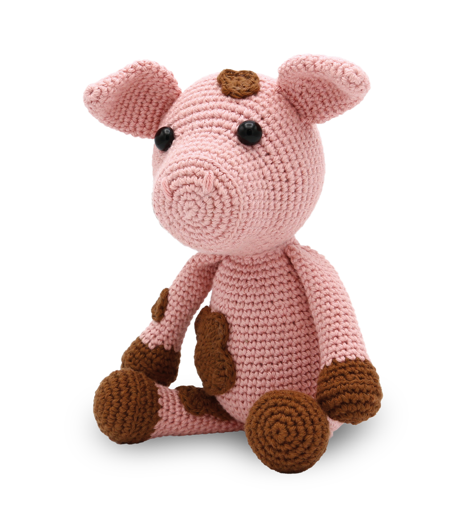 DIY Crochet Kit - Pete Pig