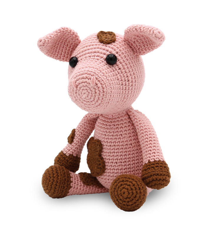 DIY Crochet Kit - Pete Pig