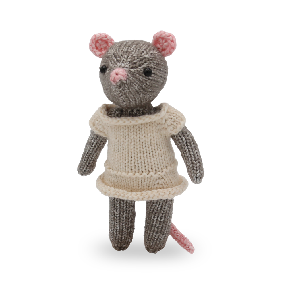 DIY Knitting Kit - Puck Mouse