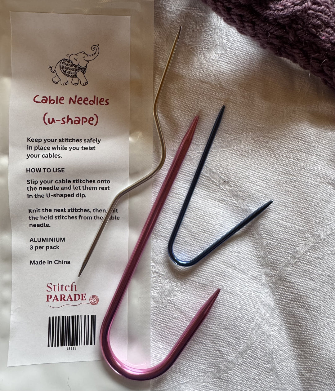 U Shape Cable Needles