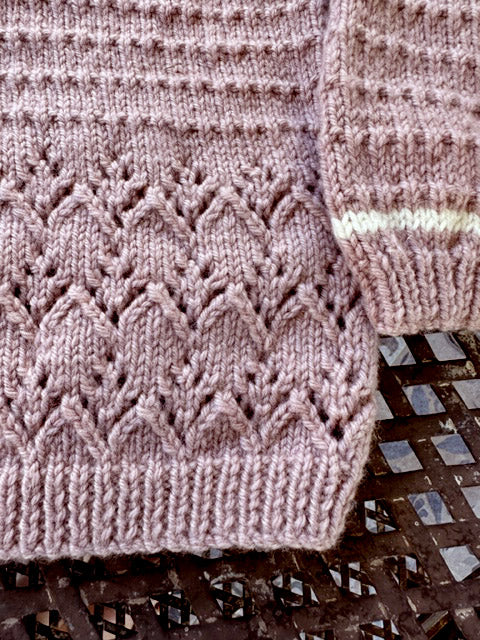 Little Cupcakes LF48 Brooke Sweater and Hat - (8ply Child)