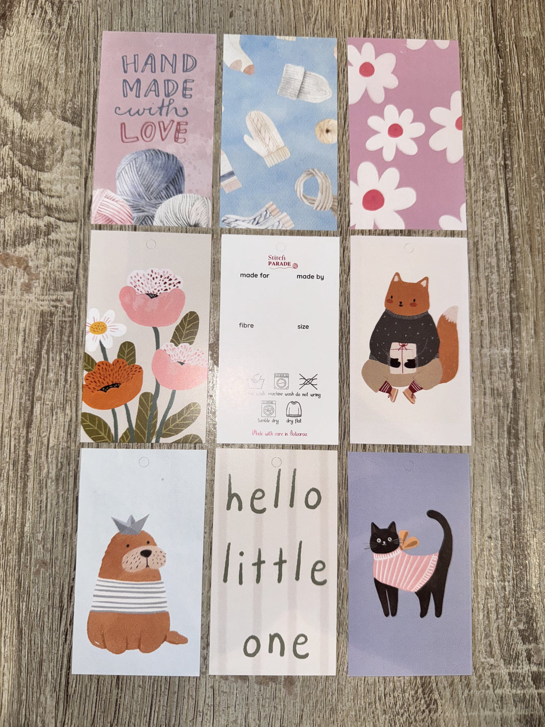 Care/Gift Tags by Stitch Parade