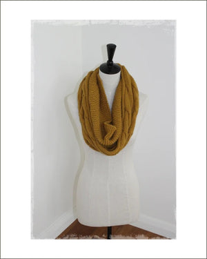 The Kiwi Stitch and Knit Co Infinity Country Cable Cowl - (10ply Adult)
