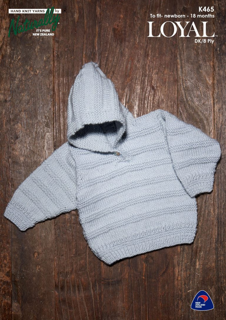 Hooded Striped Sweater - K465