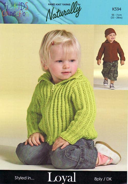 Zip Front Jacket and Hat - K594