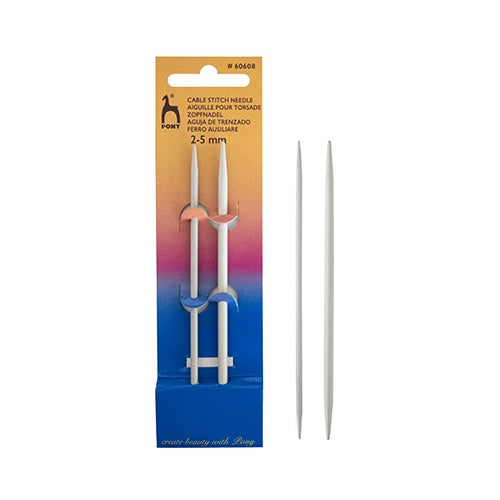 Pony Cable Stitch Needle Small 3mm/4mm.