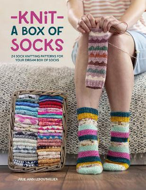 Book - Knit a Box of Socks by Julie Ann Lebouthillier.