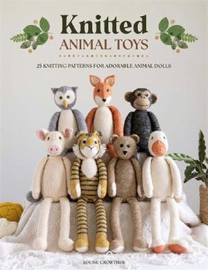 Book - Knitted Animal Toys by Louise Crowther.