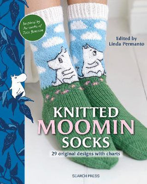 Book - Knitted Moomin Socks by Linda Permanto.