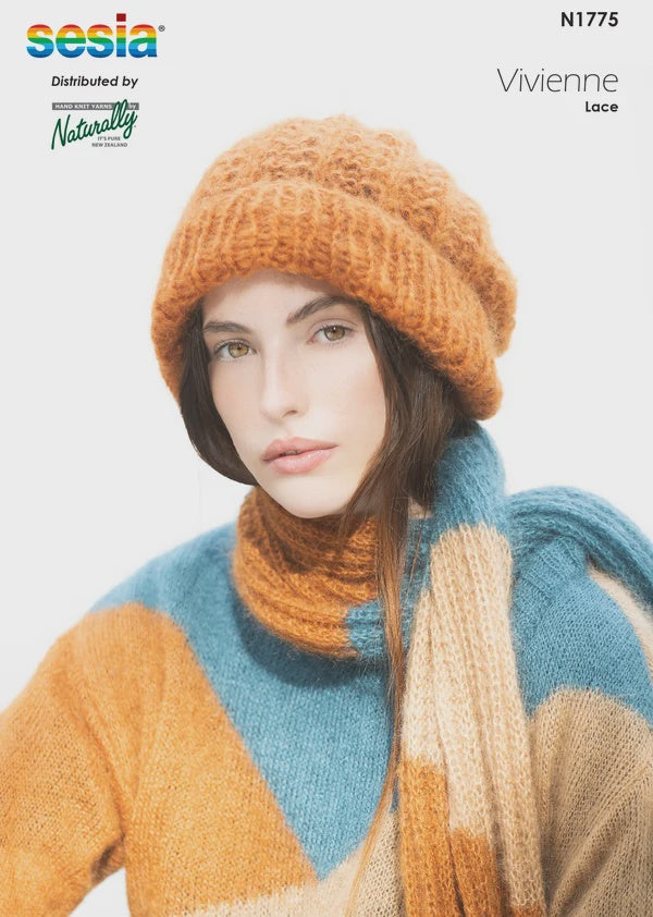 Block Colour Sweater and Scarf - N1775