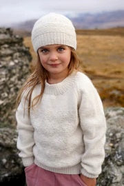 Little Cupcakes LF43 Alaska Sweater and Hat - (8ply Child)