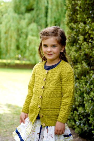 Little Cupcakes LF46 Delta Cardi - (8ply Child)