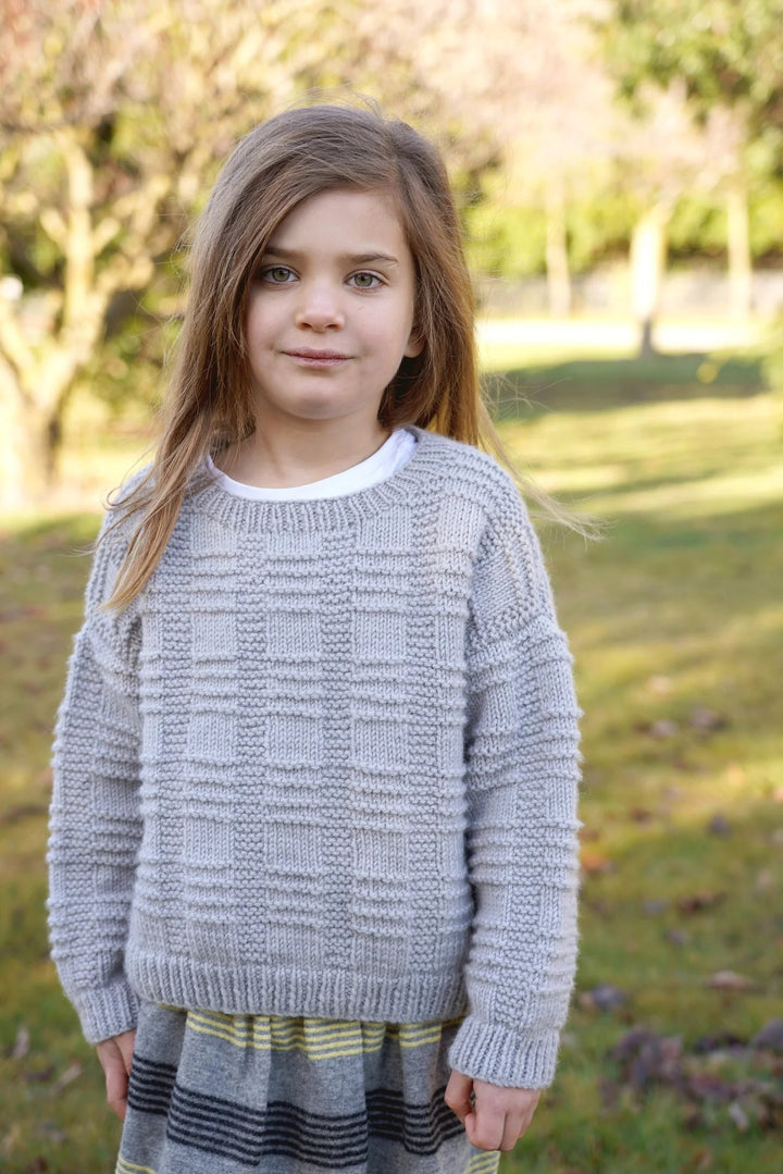 Little Cupcakes LF49 Silver Sweater - (8ply Child)