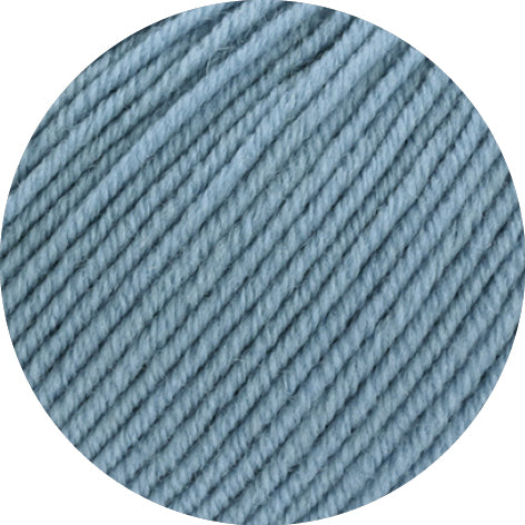 Close-up of light blue yarn