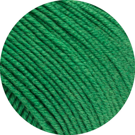 Close-up of green yarn texture