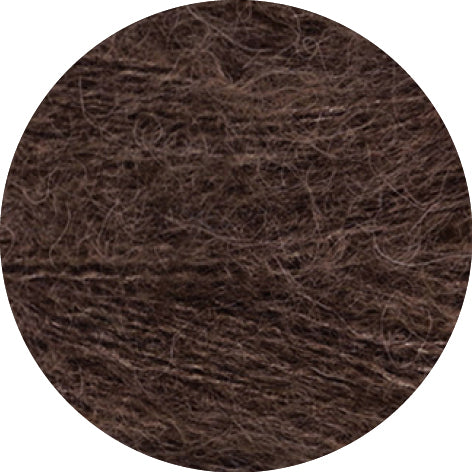 Close-up of brown yarn
