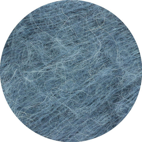 Close-up of blue yarn