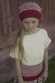 Little Cupcakes Lc34 Scarlett Rose Top and Hat - (10ply Child)