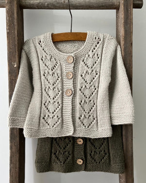 The Kiwi Stitch and Knit Co Lilly Cardigan - (8ply Child)