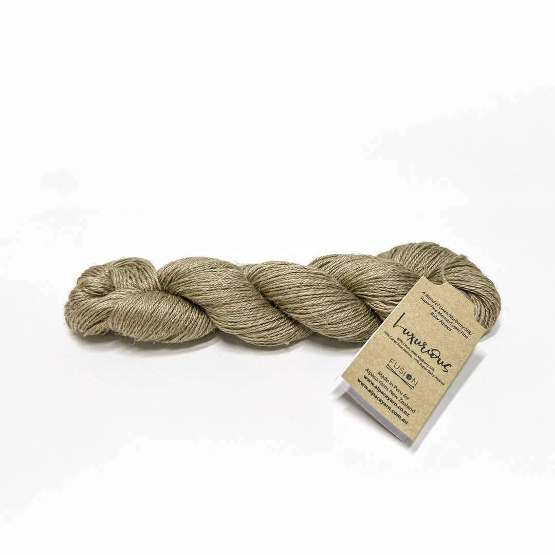 Luxurious Fusion Linen, Silk, Merino and Alpaca 4 Ply.