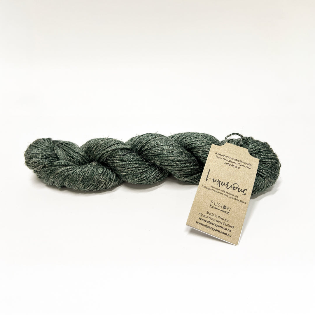 Luxurious Fusion Linen, Silk, Merino and Alpaca 4 Ply.