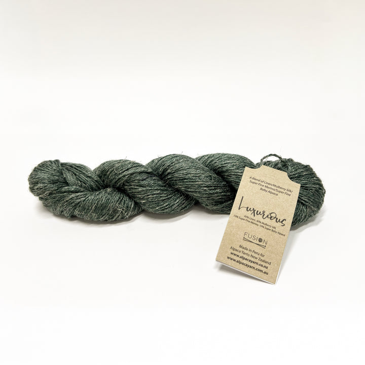 Luxurious Fusion Linen, Silk, Merino and Alpaca 4 Ply.