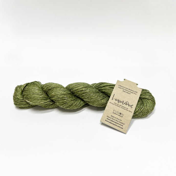 Luxurious Fusion Linen, Silk, Merino and Alpaca 4 Ply.