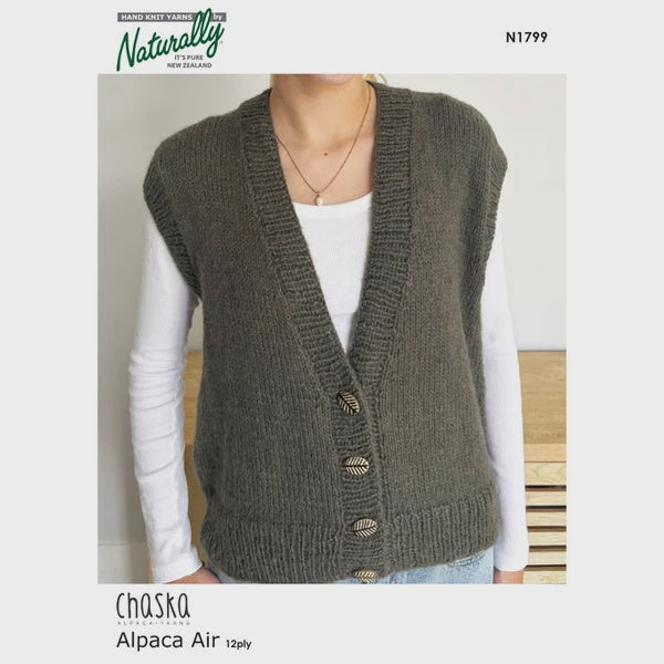 Buttoned Easy Fit Waistcoat - N1799