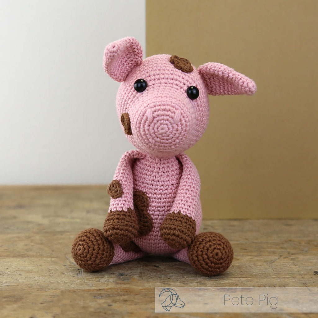 DIY Crochet Kit - Pete Pig