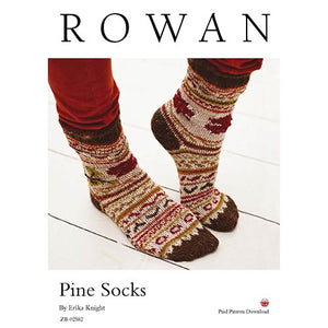 Rowan Pattern Pine Socks.