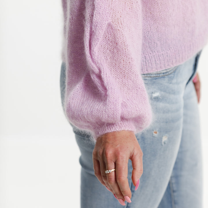 Plait Sleeve Sweater