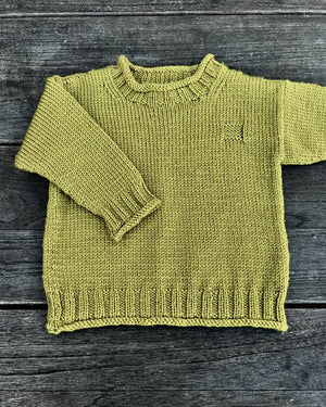 The Kiwi Stitch and Knit Co Rolled Edge Jumper - (8ply Child)