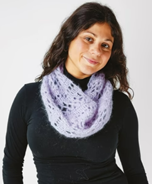 Alpaca Yarns 1424 Whisper Crochet Cowl