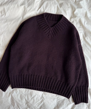 Hannah Sweater V veck- Petite Knit