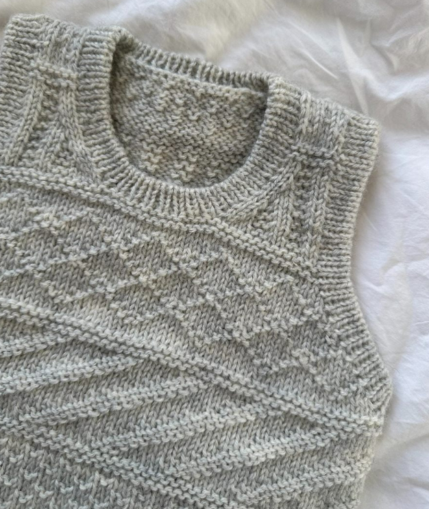 The Storm Slipover (child) by Petite Knit Merino Kit