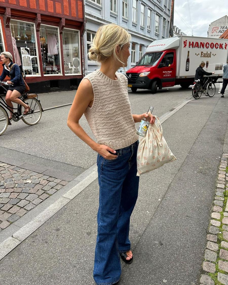 Sille Slipover (women) - Petite Knit