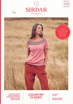 Sirdar Pattern 10136.