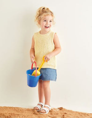 Sirdar Pattern 2572 Net Tops - (8ply Child)