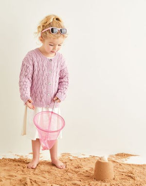 Sirdar Pattern 2576 Wave Lace Cardigans - (8ply Child)