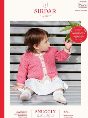Sirdar Pattern 5242 Cardigan - (8ply Baby)