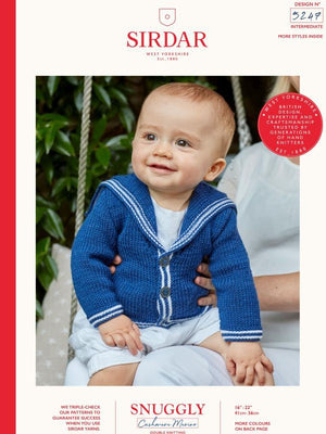 Sirdar Pattern 5247 Sailor Cardigan - (8ply Baby)
