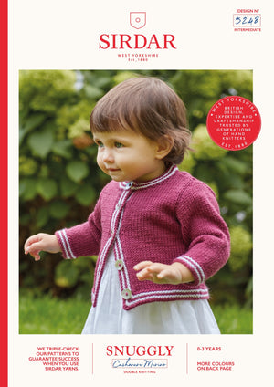 Sirdar Pattern 5248 Cardigan - (8ply Baby)