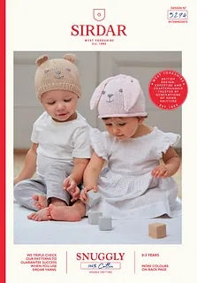Sirdar Pattern 5274 Animal Hats - (8ply Baby)