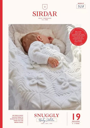 Sirdar Book 528 Snuggly Baby Whites.