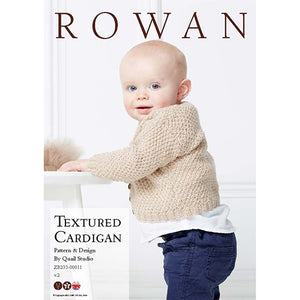 Rowan Pattern Textured Cardigan.