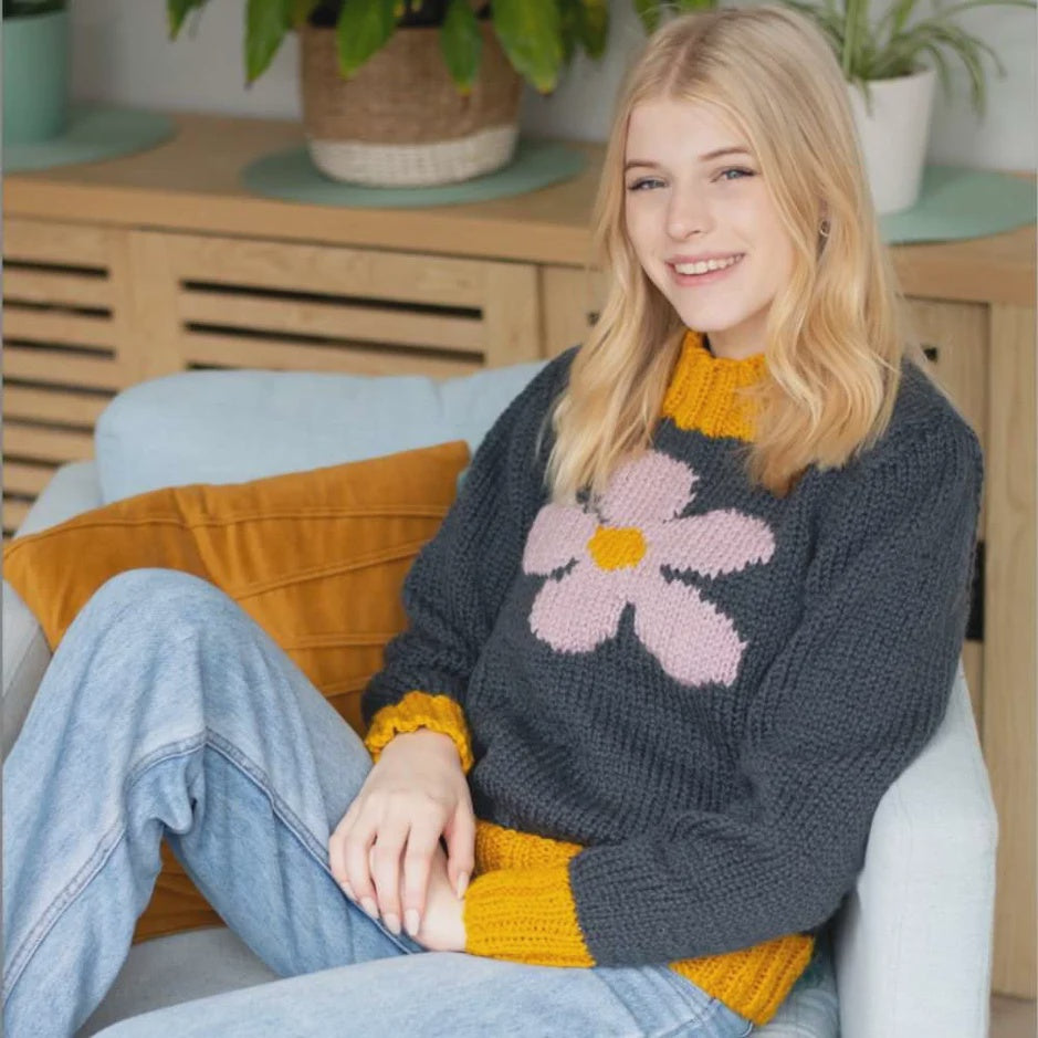 Chunky Daisy Jumper -N1632