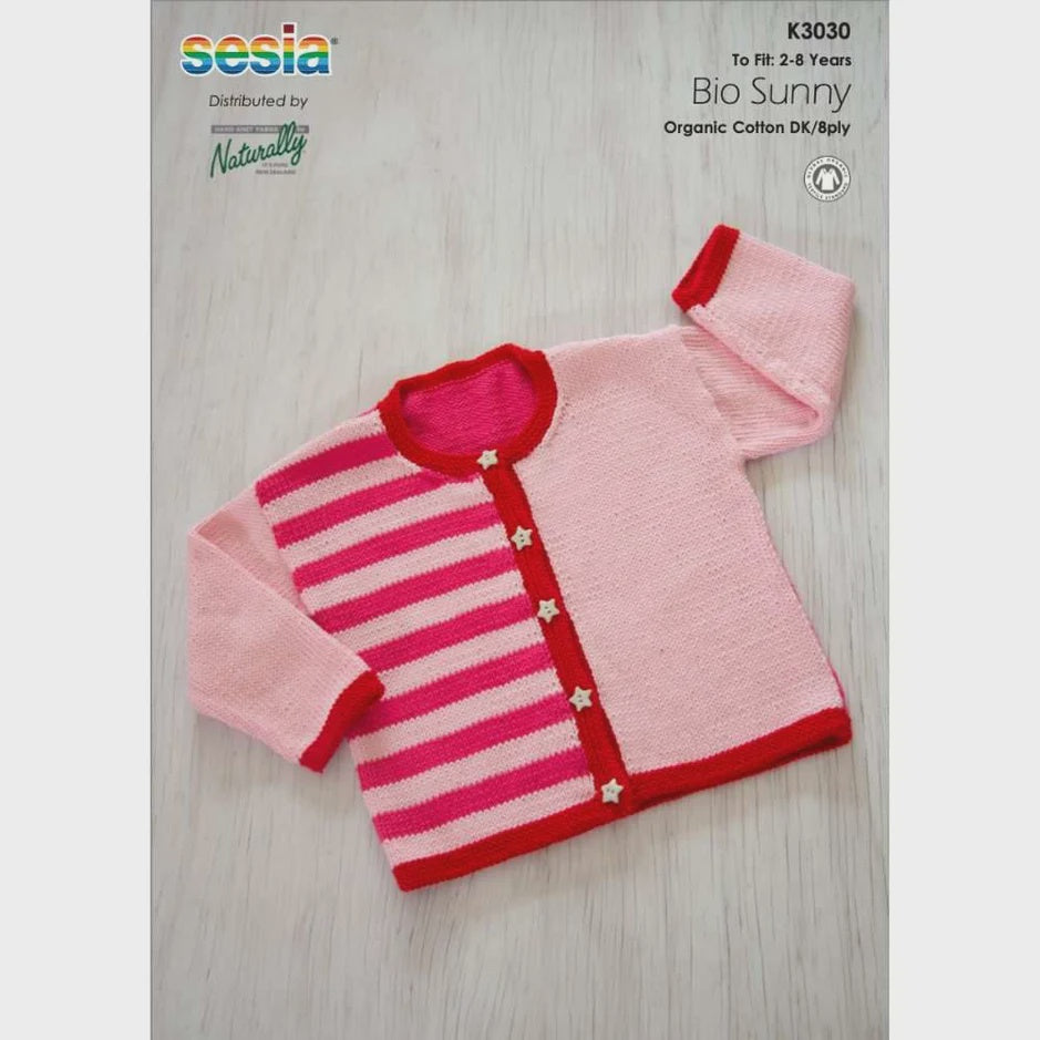 Kids Striped Cardigan - K3030