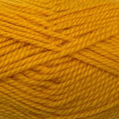 Woolly Red Hut yarn in shade gold.