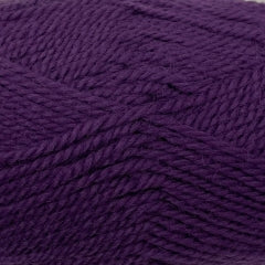 Woolly Red Hut yarn in shade grape.